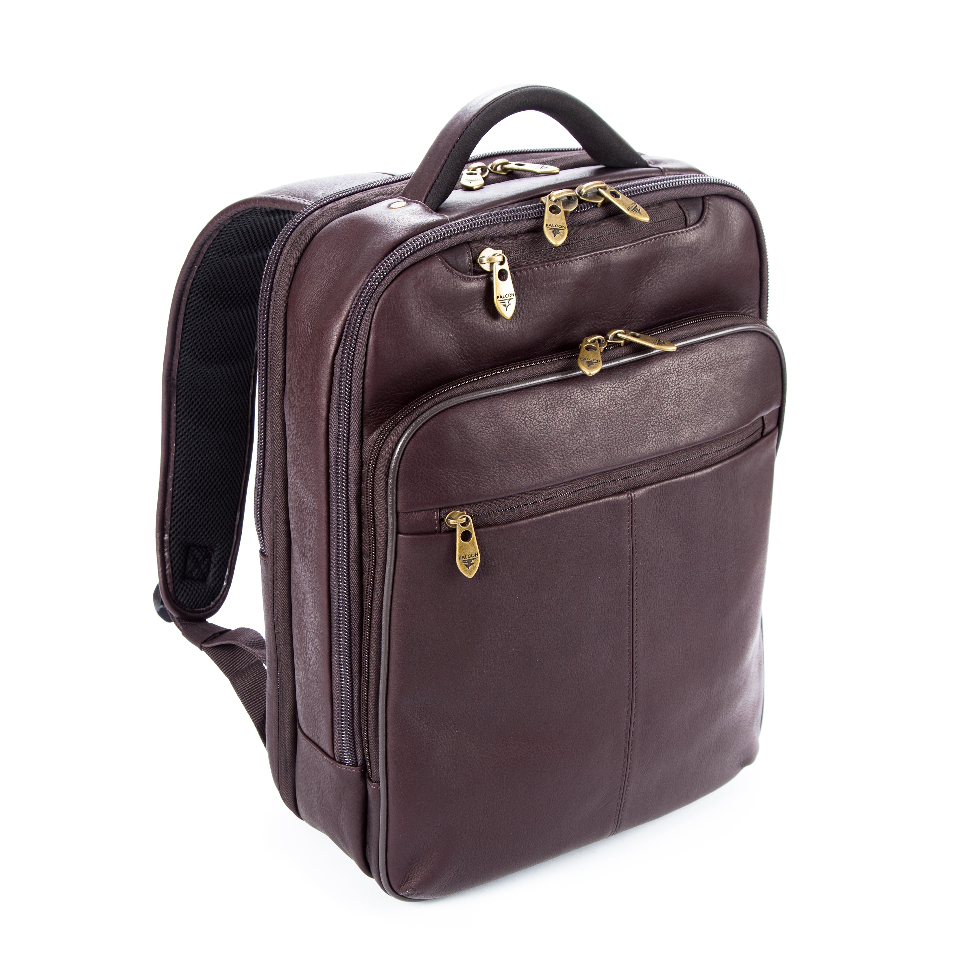 columbian leather rucksack backpack Falcon Colombian Leather Laptop Backpack – monolith global GmbH